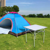 Folding Camp Table Portable Compact Aluminum Outdoor Tables with Carry Bag for Camping