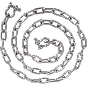 Multi-usage Stainless Steel Long Chain for Small Boats (Color: Silver)